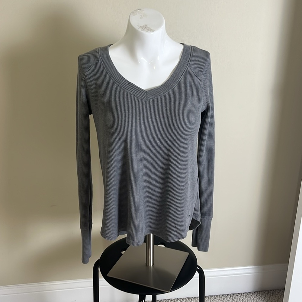 Hollister Gray Long Sleeve Shirt